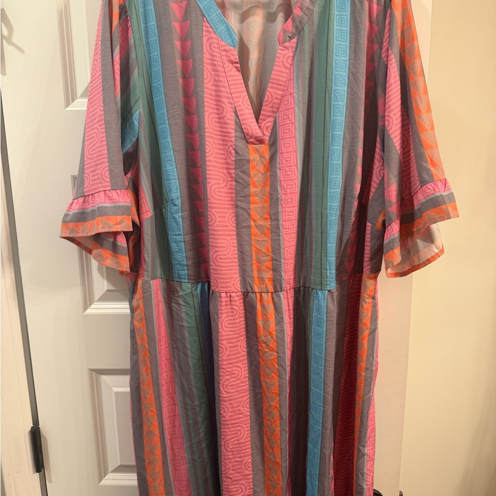BloomChic Multicolor Striped Dress